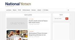 Desktop Screenshot of nationalyemen.com